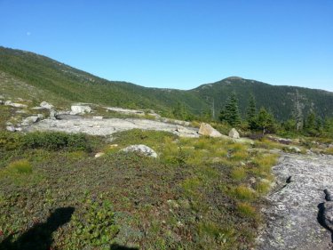 ridge line to North Baldface