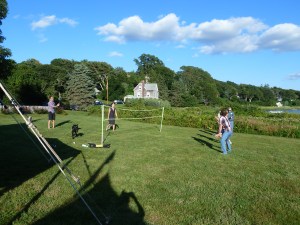 Time at The Cape wouldn't be the same without a game of badminton! 