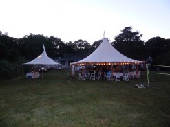 The beautiful party tents!