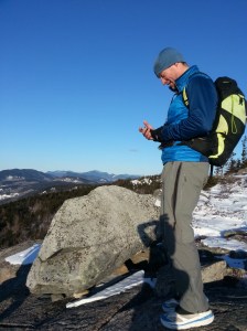 Checking in with family on The Moats with Dave Lamb.