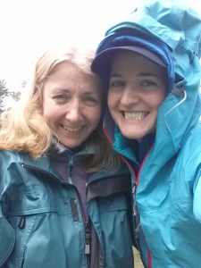 Me & my Mom at the finish of the 2013 50k.